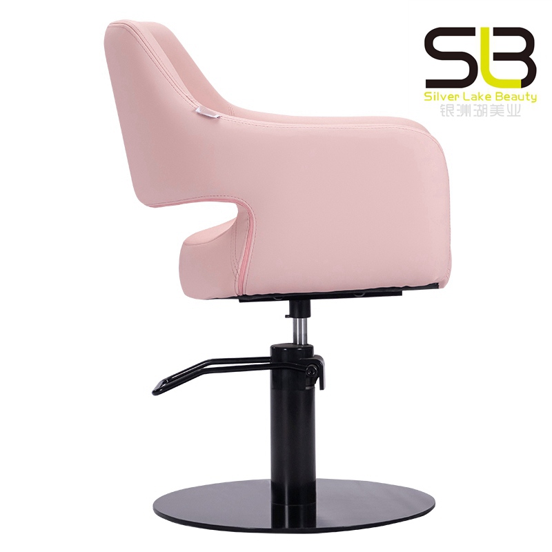 Hydraulic Pink Salon Styling Chair