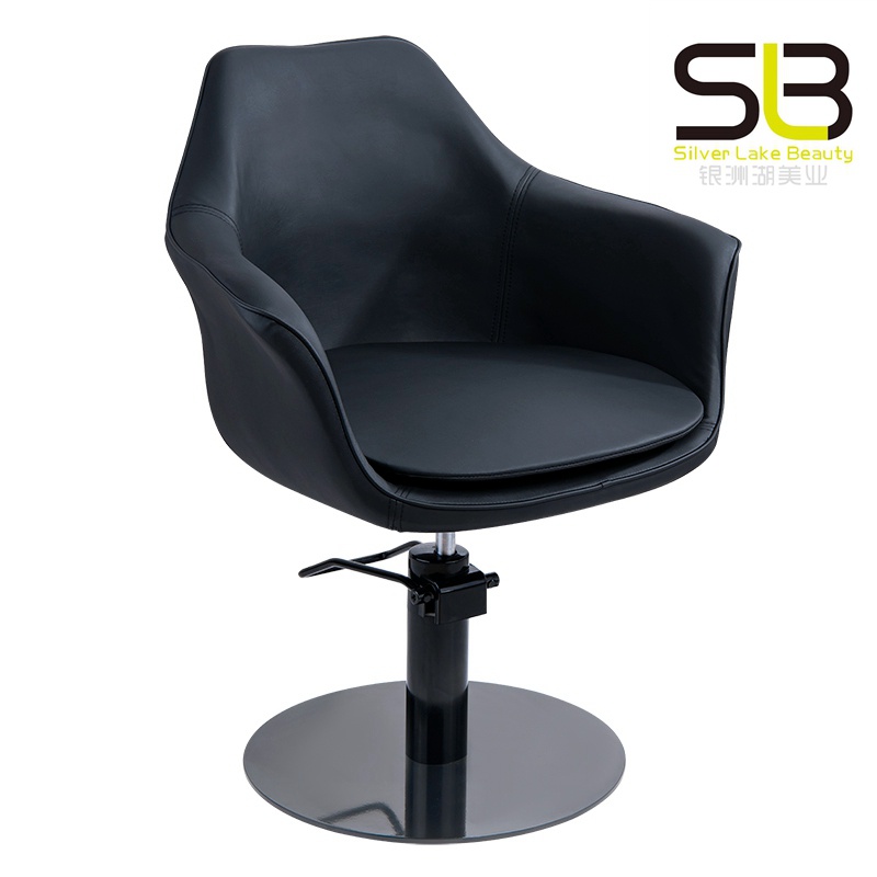 Black Hydraulic Barber Styling Chair