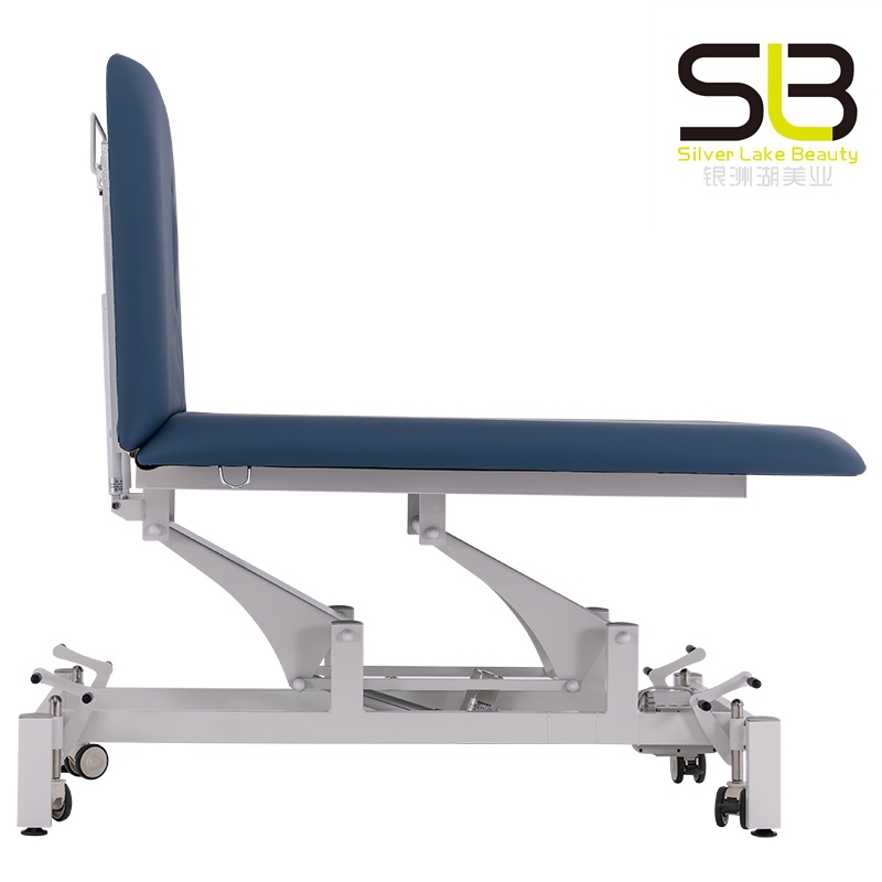 Wide Stationary Professional Massage Table with Backrest