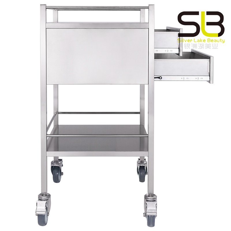 Stainless Steel Lockable Medical Trolley