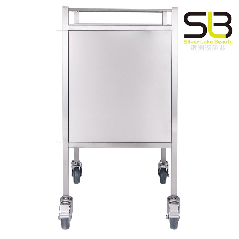 Stainless Steel Medicine Trolley With Drawers