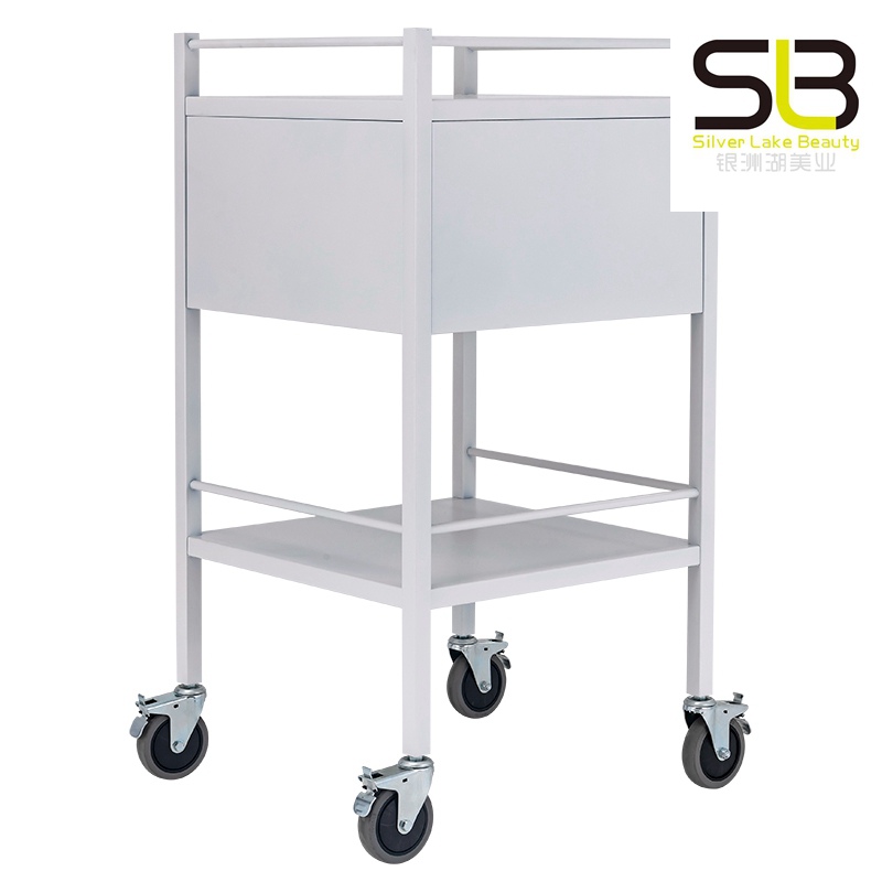 Mobile Salon Trolley Cart with 2 Drawers