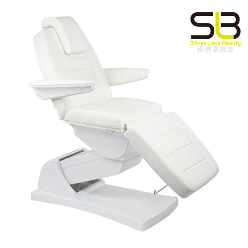 White 3 Fold Facial Bed