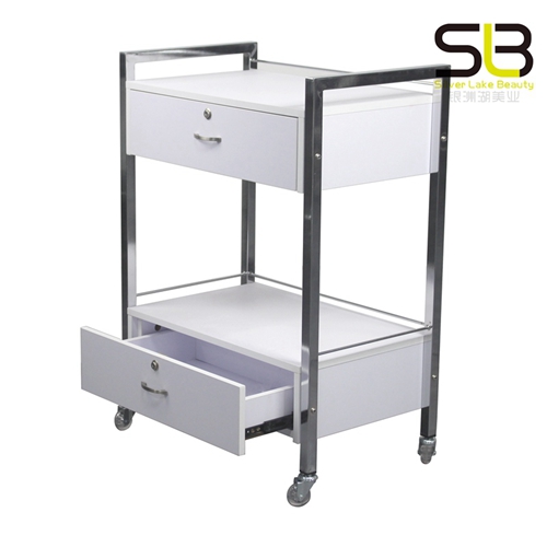 Drawer Beauty Trolley with Rolling Wheels