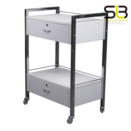 Drawer Beauty Trolley with Rolling Wheels