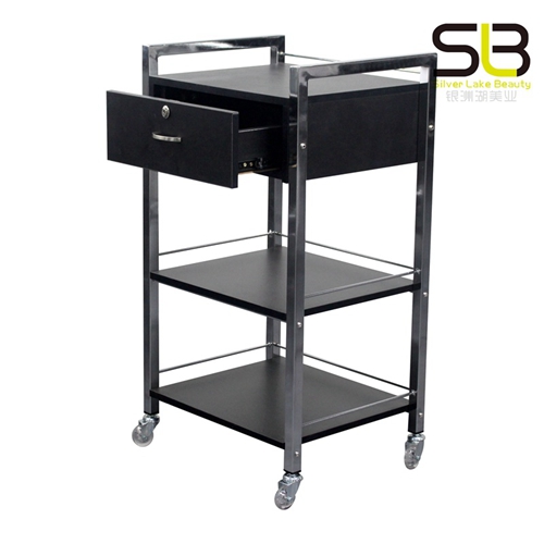 Beauty Trolley with One Lockable Drawer