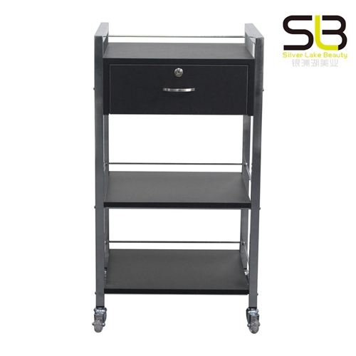 Beauty Trolley with One Lockable Drawer