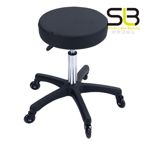 Height Adjustment Round Swivel Rolling Stool 