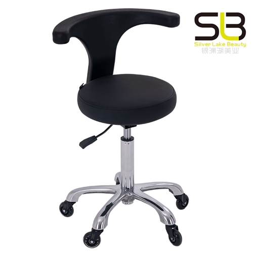 Makeup Bar Stool Hair Stylist Beauty Salon Chair with Back