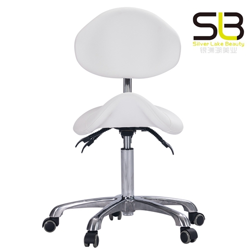 PU Leather Spa Salon Stool Swivel Barber Work Stool