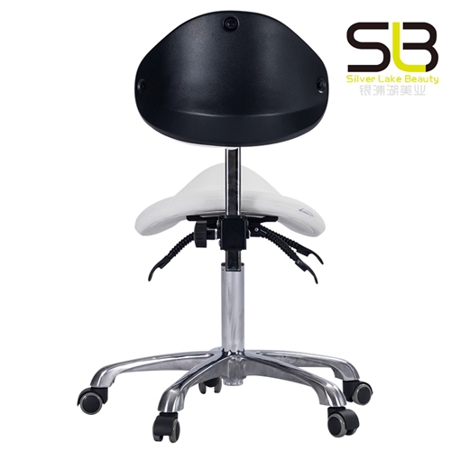 PU Leather Spa Salon Stool Swivel Barber Work Stool