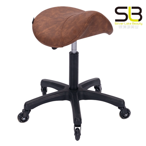 Professional Saddle Medical Stool With Wheels