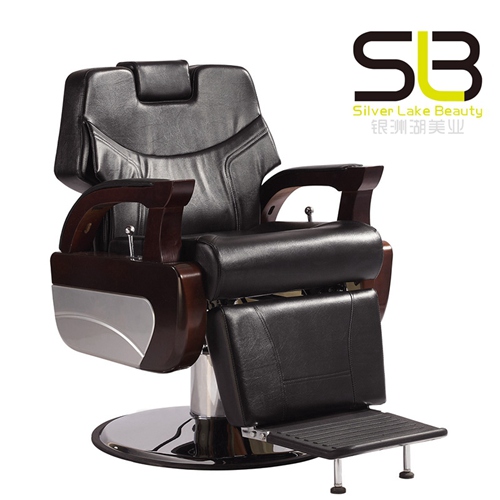 Black Heavy Duty Barber Chair for Salon Shop 