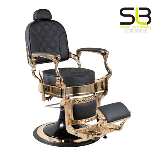 Black Professional Barber Chair Barber Shop Equipment