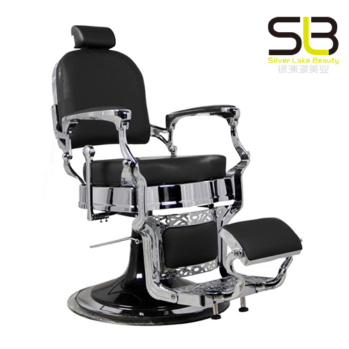 Black Ergonomic Design Hydraulic Barber Chair