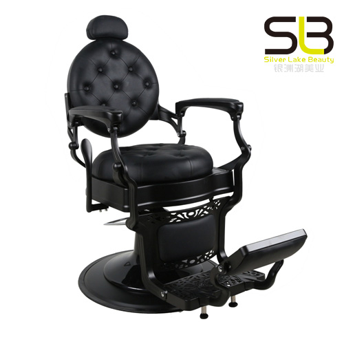 Black Hair Styling Barber Chair Spa Salon Equipment