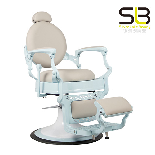 Fantasy White Vintage Hydraulic Barber Chair