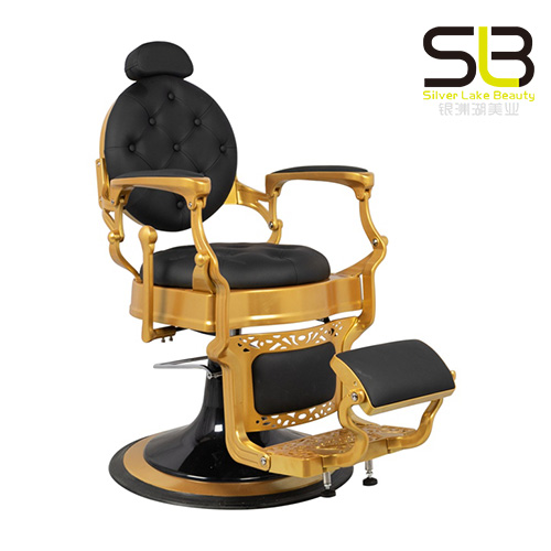 Gold Heavy Duty Professional Barber Chair