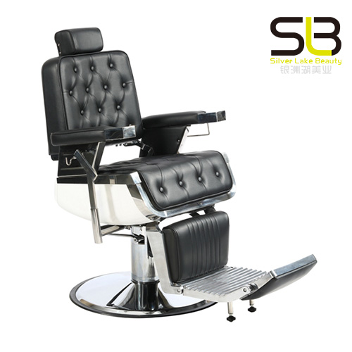 Black Modern Hydraulic Salon Beauty Spa Hair Styling Barber Chair 