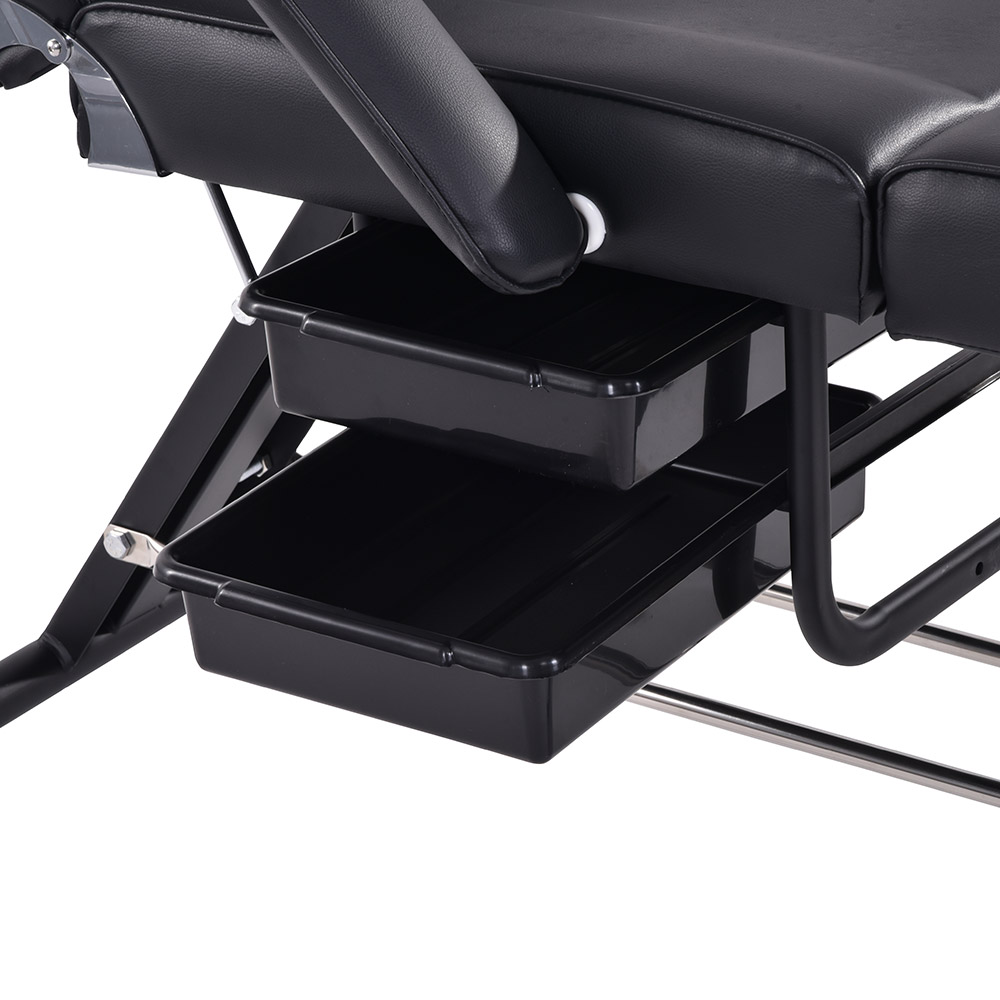Black Esthetician Bed with Storage
