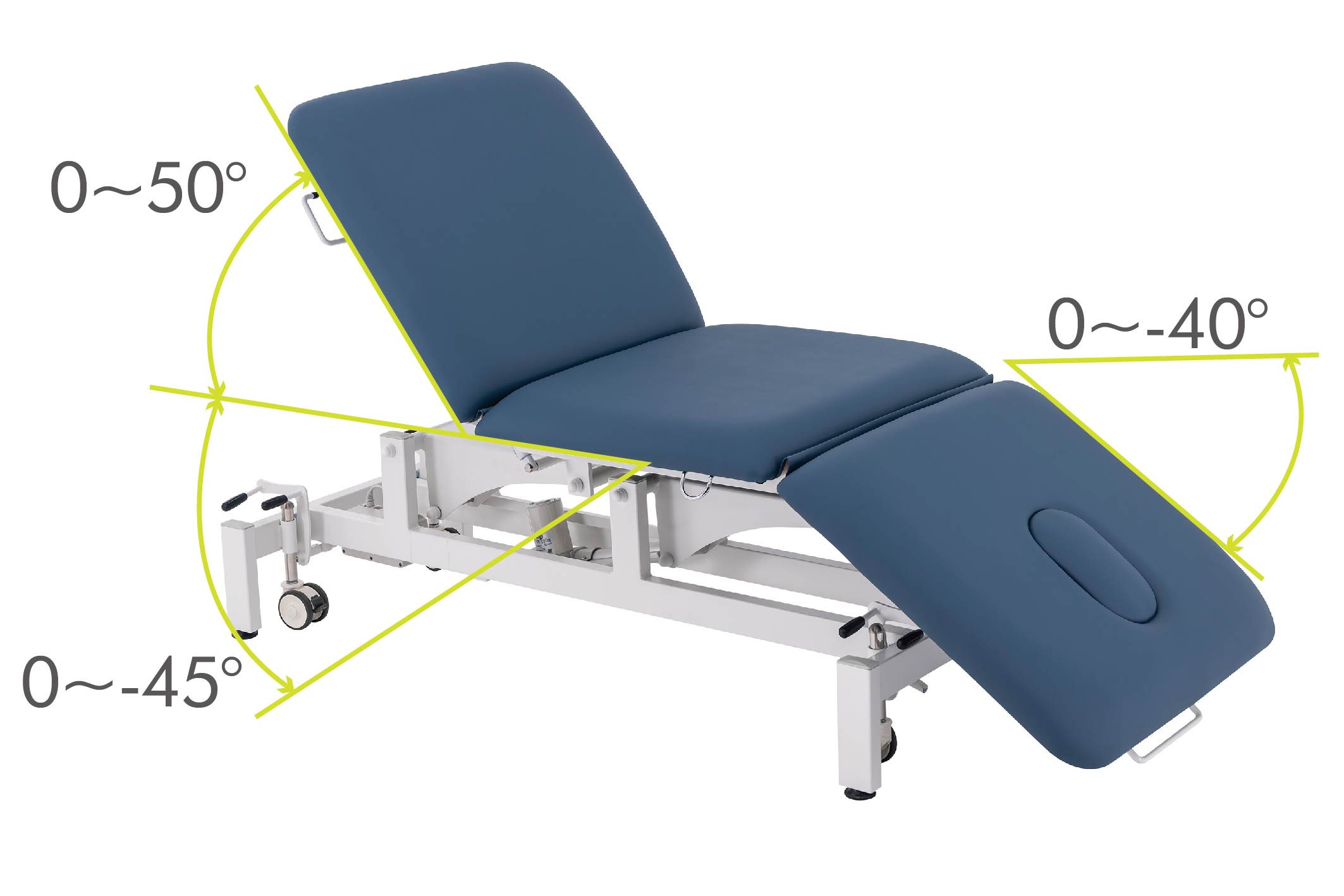 Electric 3 Section Physiotherapy Bed